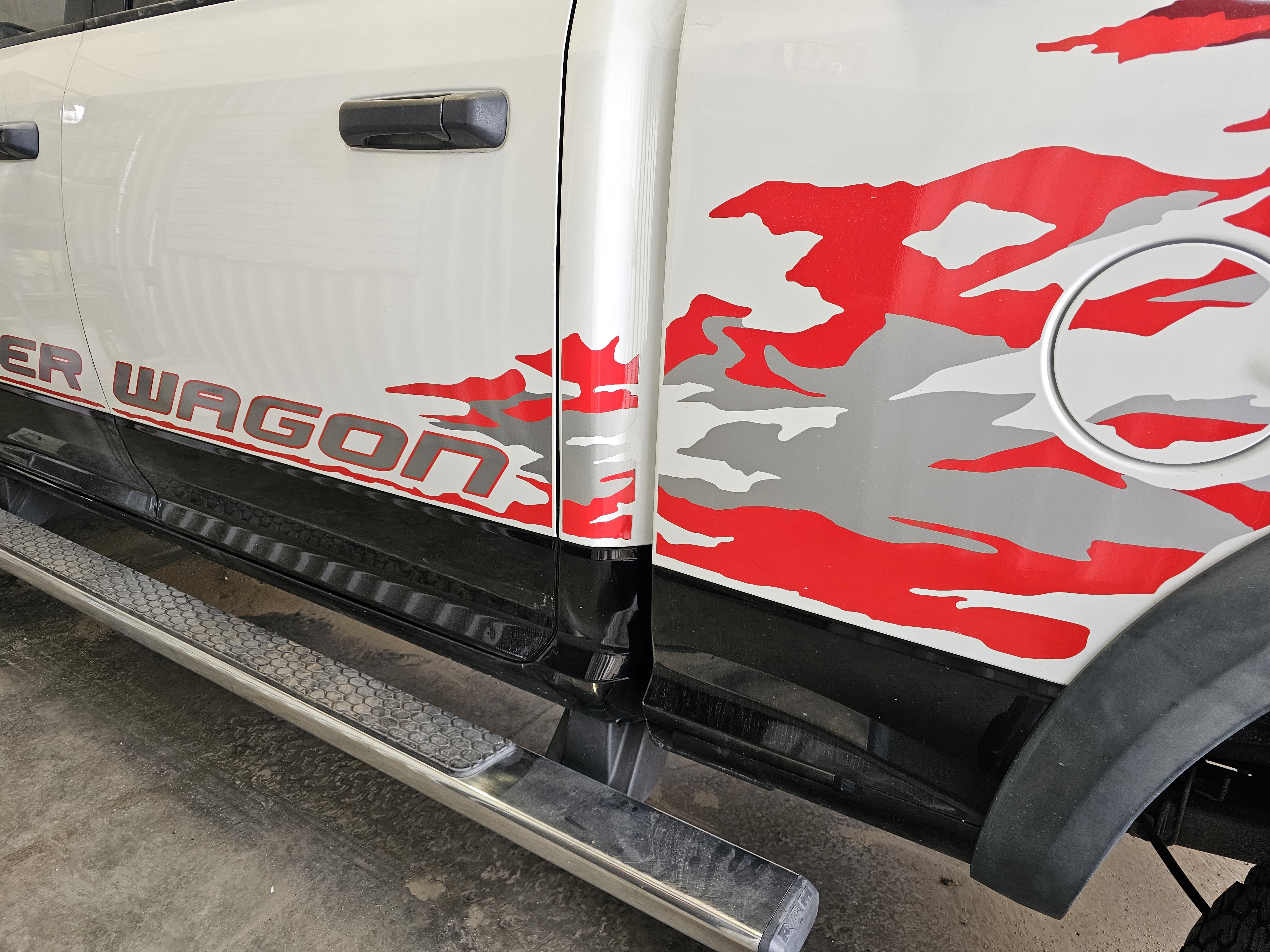 Graphics on Power Wagon