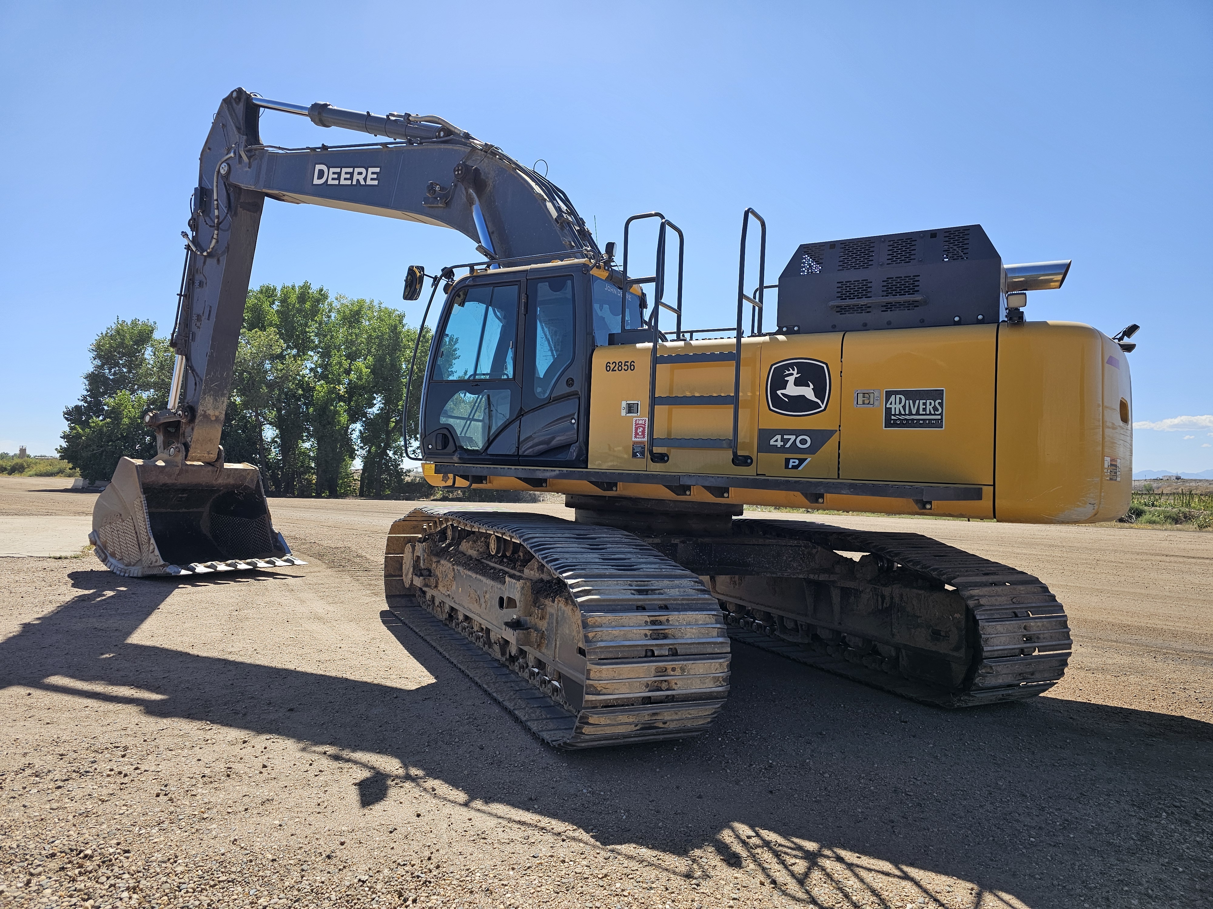 Tint on Industrial  Excavator