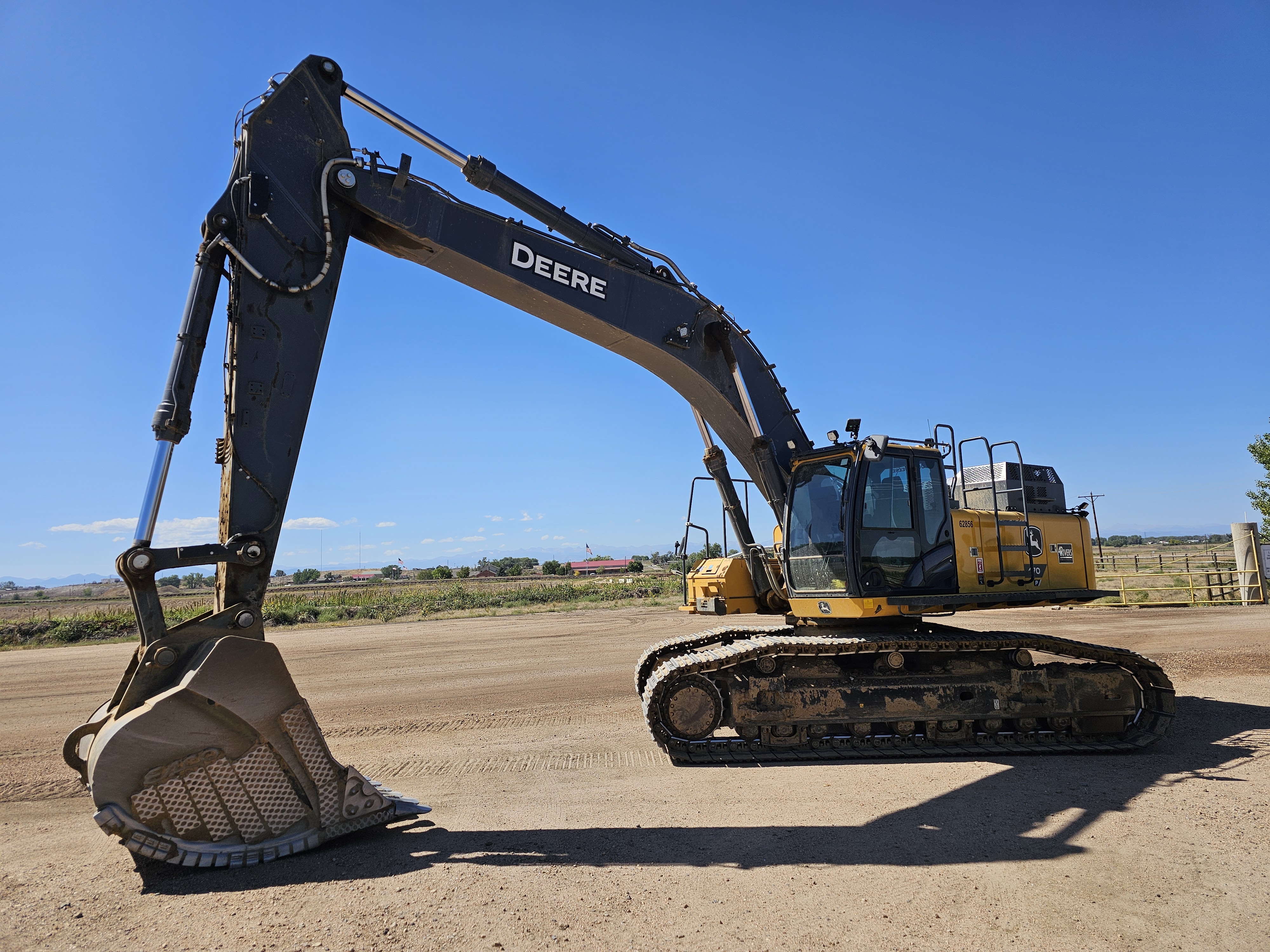 Tint on Industrial Excavator