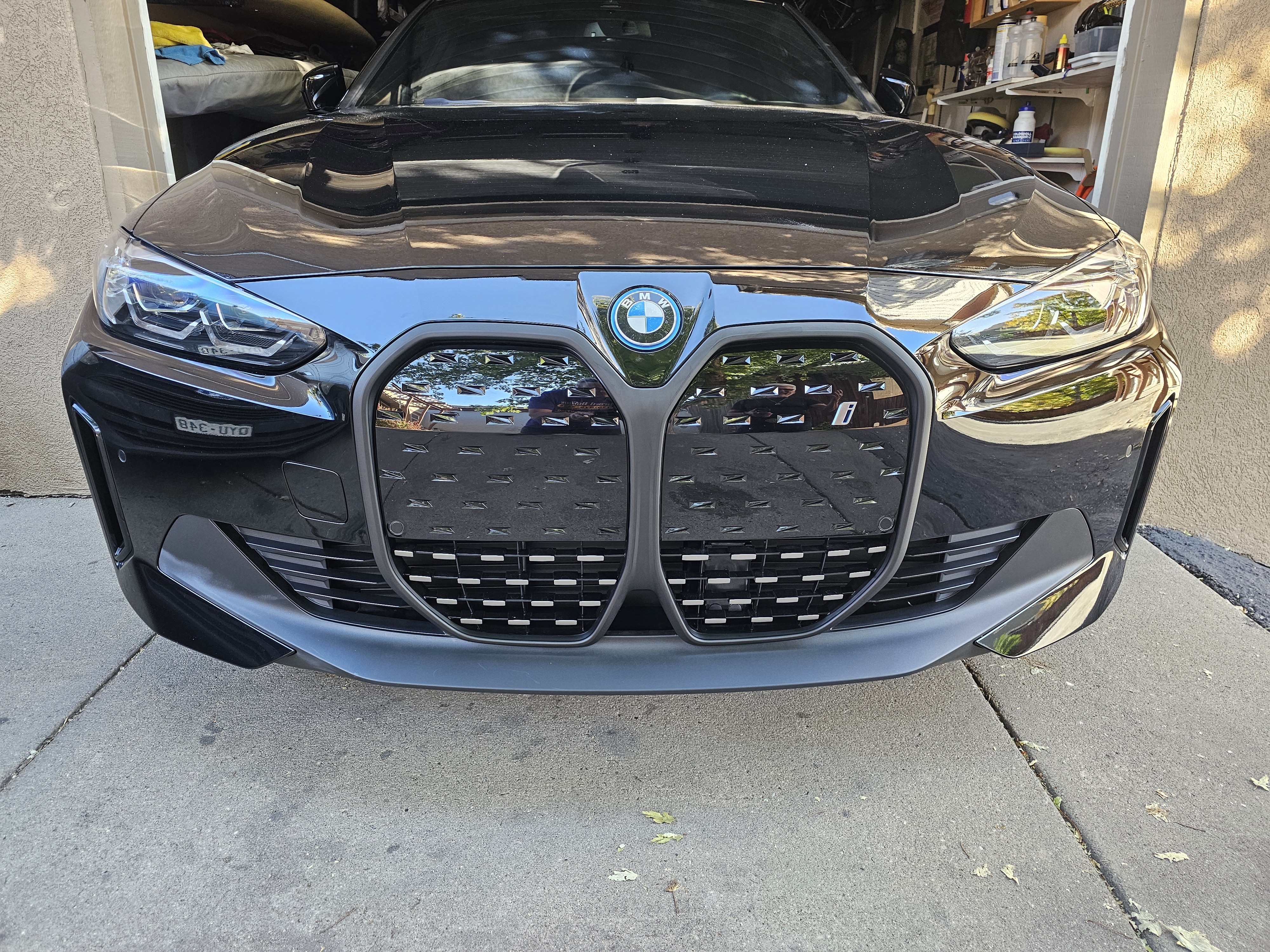 Chrome Delete Front Grill of BMW