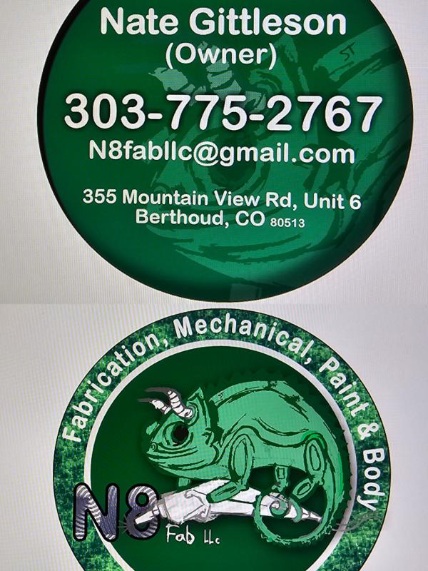 Round Business Card and Decal